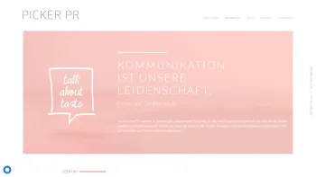 Website Screenshot: Hebenstreit & Picker Public Relations GmbH - Picker PR Agentur Salzburg: Kommunikation mit Leidenschaft - Date: 2023-06-14 10:40:29