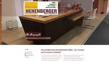 Website Screenshot: Helmut Hehenberger Moebel Innenausbau KG - ? Tischlerei ? Schreinerei Kitzbühel - Hehenberger Möbel - Date: 2023-06-15 16:02:34