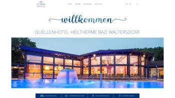 Website Screenshot: Quellenhotel Heiltherme Bad Waltersdorf - Heiltherme Quellenhotel Bad Waltersdorf - Therme Steiermark - Date: 2023-06-22 15:16:28