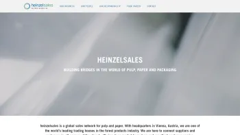 Website Screenshot: Wilfried Heinzel AG - Global Sales Network for Pulp & Paper - Date: 2023-06-14 10:40:29