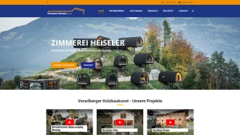 Website Screenshot: Zimmerei Heiseler GmbH - Home - Zimmerei Heiseler - Date: 2023-06-22 15:16:29