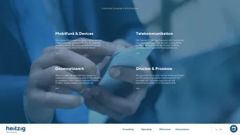 Website Screenshot: Heitzig Consult GmbH - heitzig ITK Consulting Österreich - Planung komplexer ITK Projekte - Date: 2023-06-22 15:16:29