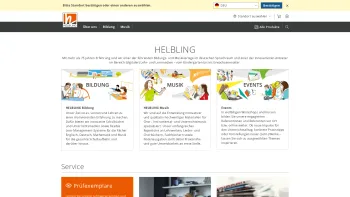 Website Screenshot: Helbling Verlagsgesellschaft Rum/Innsbruck Esslingen - HELBLING: Bildungs- und Musikverlag Deutschland | Lehr- und Lernmedien - Date: 2023-06-22 15:02:21