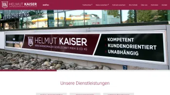 Website Screenshot: Helmut Kaiser Versicherungsmakler Gesellschaft - Helmut Kaiser Versicherungsmakler Salzburg - Date: 2023-06-14 10:37:47