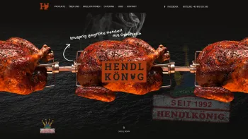 Website Screenshot: Hendlkönig - Knusprig gegrillte Henderl aus Österreich vom Hendlkönig! - Knusprig gegrillte Henderl aus Österreich vom Hendlkönig! - Date: 2023-06-22 15:02:21