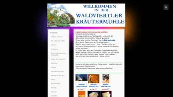 Website Screenshot: Waldviertler Kräutermühle / www.herbamill.at - Waldviertler kräutermühle.at - herbamill webshop - Date: 2023-06-22 15:12:16