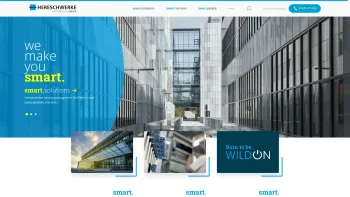 Website Screenshot: HERESCHWERKE Gebäudeleittechnik GmbH - Hereschwerke - Home - Date: 2023-06-22 15:12:14