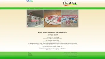 Website Screenshot: Werbegestaltung Herney - Hermann Herney - Werbegestaltung - Date: 2023-06-22 15:12:16