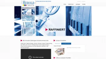 Website Screenshot: HEROLD Druck und Verlag AG - Home - Date: 2023-06-14 10:40:32