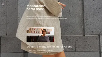 Website Screenshot: Modeatelier Herta Gross - Modedesign - herta gross modeatelier - Date: 2023-06-22 15:12:16