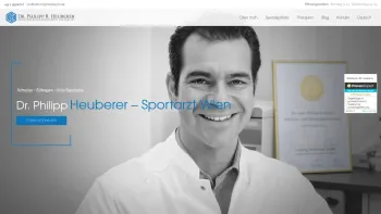 Website Screenshot: Prim. Dr. Ingomar Heuberer Facharzt für Orthopädie und orthopädische Chirurgie - Sportarzt in Wien - Schulter, Knie, Ellbogen - Dr. Heuberer - Date: 2023-06-14 10:40:32