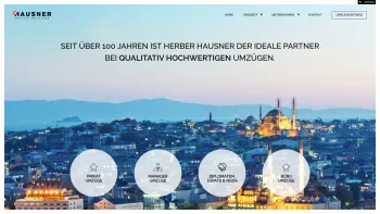 Website Screenshot: Herber Hausner Süd-Ost - Seit über 100 Jahren qualitativ hochwertige Übersiedlungen - Date: 2023-06-22 15:02:25