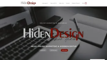 Website Screenshot: HidenDesign - HidenDesign | Online Marketing und Werbeagentur - Date: 2023-06-22 15:02:25
