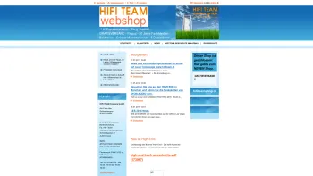 Website Screenshot: HiFi-Team Czesany Die Beratungsprofis - HIFITEAM SHOP mit KLANGVERGLEICH ONLINE - Date: 2023-06-22 15:12:16