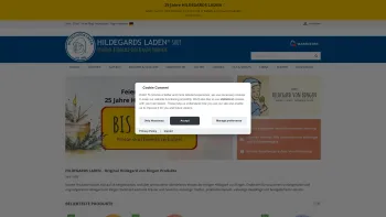 Website Screenshot: HILDEGARDS LADEN KG - HILDEGARDS LADEN - Original Hildegard von Bingen Produkte - Date: 2023-06-14 10:37:24