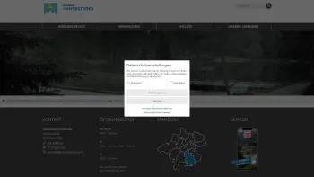 Website Screenshot: Gemeindeamt Hinterstoder RiS-Kommunal - Hinterstoder, Oberösterreich - Startseite - Date: 2023-06-22 15:13:53