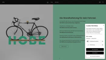 Website Screenshot: hobe mediengestaltung & werbung - HOBE Bike Racks | Die Wandhalterung für dein Fahrrad - Date: 2023-06-15 16:02:34