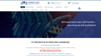 Website Screenshot: Höbarth EDV - PC Reparatur in Wien - Höbarth-EDV - Date: 2023-06-22 15:17:09
