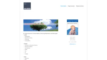 Website Screenshot: Höber Heizung, Klima, Sanitär - Höber GmbH | Höber GmbH - Date: 2023-06-15 16:02:34