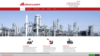 Website Screenshot: Höfer & Karpf GmbH - Höfer & Karpf - Firma - Date: 2023-06-22 15:17:09