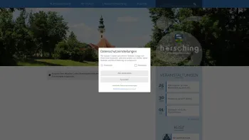 Website Screenshot: Marktgemeindeamt Hörsching hier hebst du ab!!! - Hörsching - GEM2GO WEB - Startseite - Date: 2023-06-22 15:12:24