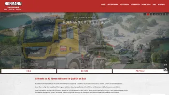 Website Screenshot: Hofmann GmbH Co KG - Hofmann GmbH & CoKG - Tiefbauunternehmen - Oberösterreich - Date: 2023-06-15 16:02:34