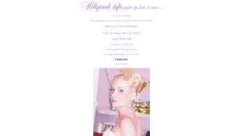 Website Screenshot: Hollywood-style, make-up, hair and more - Date: 2023-06-22 15:13:58