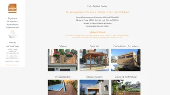 Website Screenshot: Hansbert Stadler - Home - Holz-Technik Stadler - Date: 2023-06-22 15:12:28