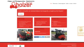 Website Screenshot: Holzer Ges.m.b.H - Holzer Ges.m.b.H. | Gasumbau & Staplerservice | Albersdorf - Date: 2023-06-14 10:40:38