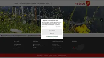 Website Screenshot: Gemeindeamt Holzgau RiS-Kommunal - Holzgau - Startseite - Date: 2023-06-22 15:12:28