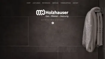 Website Screenshot: Holzhauser G.m.b.H 1A Installateur Baden Trumau und Teesdorf Niederösterreich - START | holzhausergmbh - Date: 2023-06-22 15:12:28