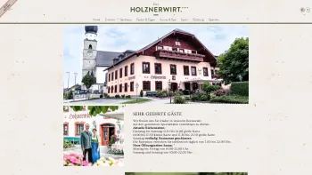 Website Screenshot: Landgasthof Holznerwirt - Home | Der Holznerwirt**** - Date: 2023-06-22 15:17:09