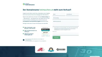 Website Screenshot: CC-Holztaschen - Domain for Sale - smartperformance.eu - Date: 2023-06-22 15:17:09