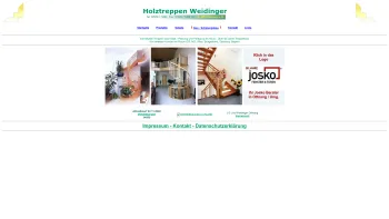 Website Screenshot: Webseite Fa.Weidinger Ottnang - index - Date: 2023-06-22 15:17:09