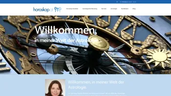 Website Screenshot: Astrologieservice Regina Binder - Meine Welt der Astrologie! Willkommen auf - www.horoskop.at - Date: 2023-06-22 15:12:32