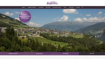 Website Screenshot: Hotel Bergfrieden Fiss - Hotel Bergfrieden in Fiss | Traumurlaub in den Tiroler Bergen - Hotel Bergfrieden Fiss - Date: 2023-06-15 16:02:34
