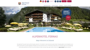 Website Screenshot: Erich Hotel Fernau - Hotel Fernau | Neustift | Stubaital : Alpenhotel Fernau - Date: 2023-06-22 15:14:05