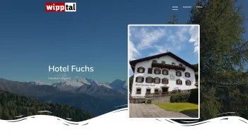 Website Screenshot: Hotel Gasthof Fuchs - Hotel Fuchs – Urlaub im Wippal - Date: 2023-06-22 15:14:05
