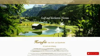 Website Screenshot: Hotel Hartenfels Zug/Arlberg - Golf- und Sporthotel Hartenfels Lech am Arlberg - Date: 2023-06-14 10:40:41