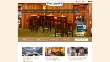 Website Screenshot: Hotel Zum Hirschen*** - Restaurant & Gasthof im Ötztal - Hotel Hirschen Längenfeld - Date: 2023-06-22 15:14:05