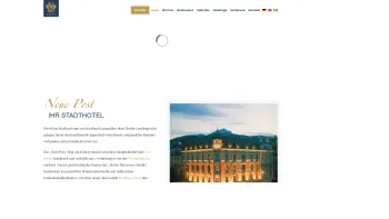 Website Screenshot: Best Western Hotel NEUE POST**** - Home - Hotel Neue Post - Date: 2023-06-22 15:12:36