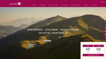 Website Screenshot: Hotel Panther A - 4 Sterne Hotel Panther’A in Saalbach Hinterglemm - Österreich - Date: 2023-06-15 16:02:34