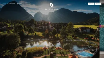 Website Screenshot: Hotel Rieser Resort & Spa**** - Wellness resort at Lake Achensee | Hotel Rieser - Date: 2023-06-22 15:12:36