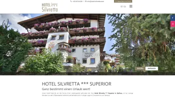 Website Screenshot: Hotel Silvretta*** - Hotel ***s Silvretta in Serfaus - Hotel Silvretta - Date: 2023-06-22 15:12:36