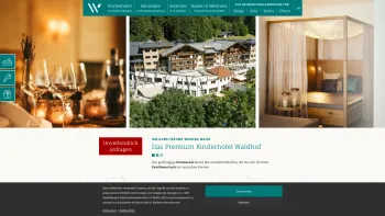 Website Screenshot: Hotel Waldhof Prommegger GmbH & Co KG 
Das Kinderhotel für Ihren Urlaub in Salzburg! - Premium Kinderhotel Waldhof | Top Kinderhotel in Großarl, Salzburg - Date: 2023-06-15 16:02:34