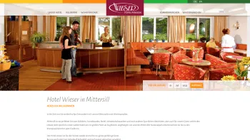 Website Screenshot: Hotel Pension Wieser - Hotel Wieser in Mittersill - Date: 2023-06-22 15:16:00