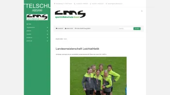 Website Screenshot: Hauptschule und auf unserer Schul - Sport-MS Absam – Home - Date: 2023-06-15 16:02:34