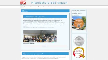 Website Screenshot: Hauptschule Bad Vigaun - Home - Date: 2023-06-22 15:14:11