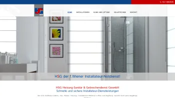 Website Screenshot: HSG Heizung Sanitär Gebrechendienst Installateur Notdienst Wien 6063535 Tag und Nacht KeTonband Installateure - HSG Heizung-Sanitär & Gebrechendienst GesmbH - Date: 2023-06-22 15:14:11
