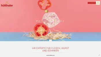 Website Screenshot: Hütthaler KG - Fleisch und Wurst - Hütthaler, Ihr Experte für  Fleisch, Wurst und Schinken - Date: 2023-06-22 15:12:42
